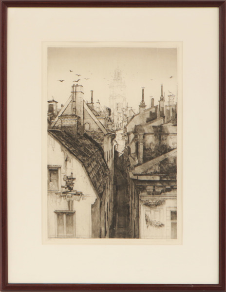 Axel Fridell för föreningen Grafisk Konst