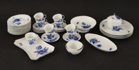 Servisdelar, "Blå blomster", Royal Copenhagen