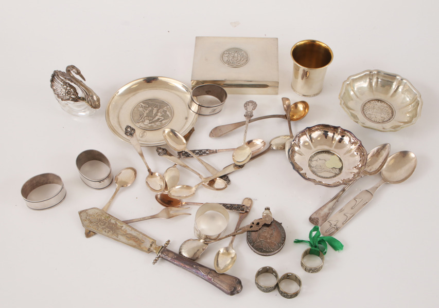 Parti silverföremål