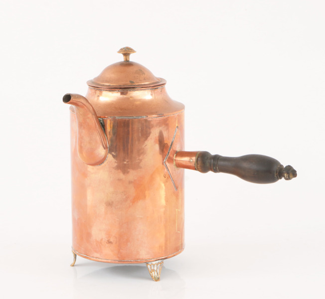 Kaffekanna, sengustaviansk, O.F.Richmann, Falun & Sandsberg, omkring år 1800