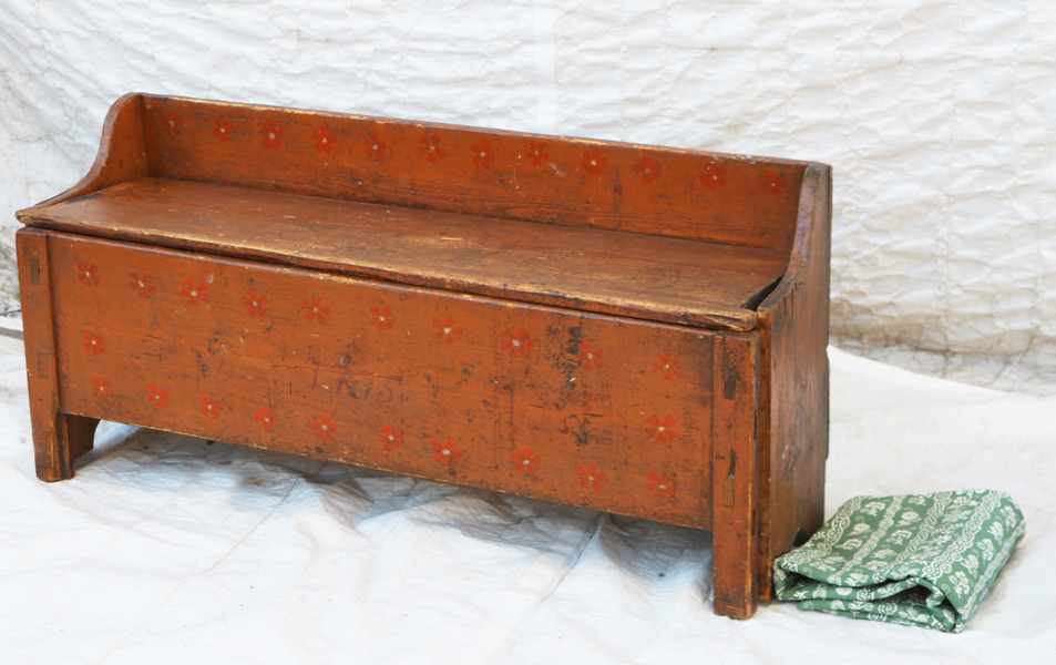 Fållbänk, allmoge, 1800-tal