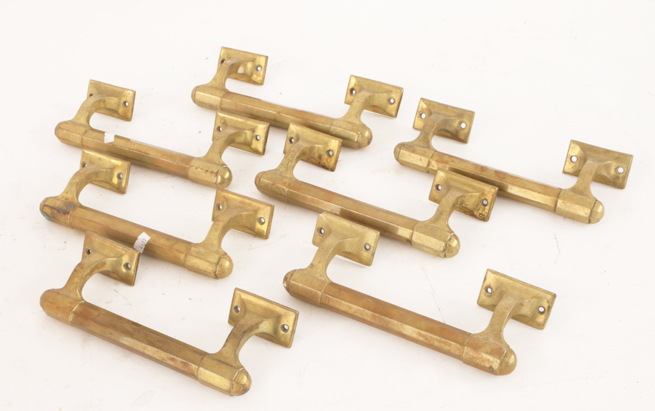 Dörrhandtag 7st, tidigt 1900-tal