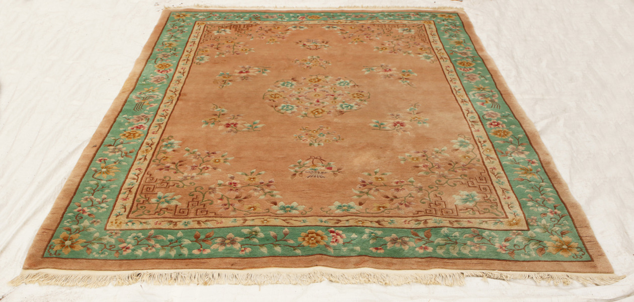 Handknuten matta, Kina