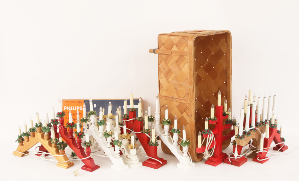 Elljusstakar 10st, bl.a. Philips