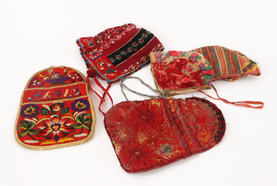 Dräktdelar 5st, 18/1900-tal