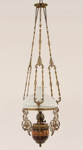 Takfotogenlampa, omkring år 1900