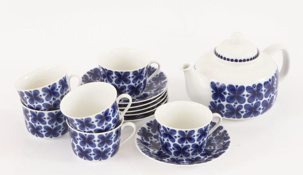 Teservisdelar, "Mon Amie", Marianne Westman för Rörstrand