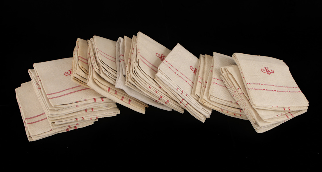 Handdukar i linne 34st