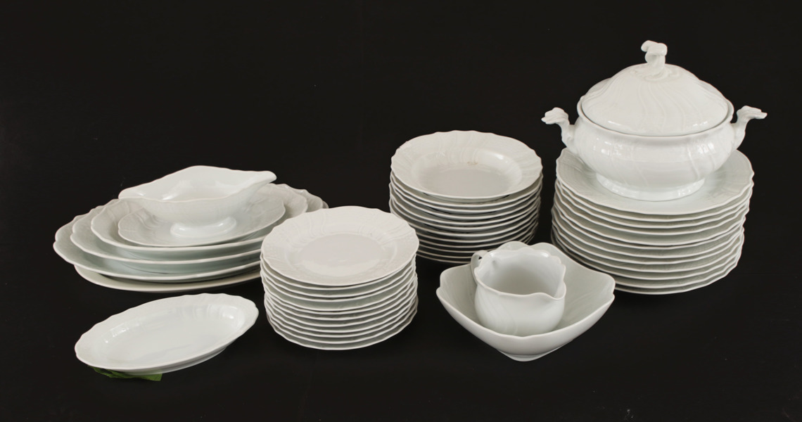 Matservisdelar, mestadels Hutschenreuter