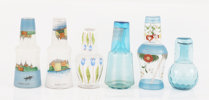 Vattenkaraffer med glas 6st, tidigt 1900-tal