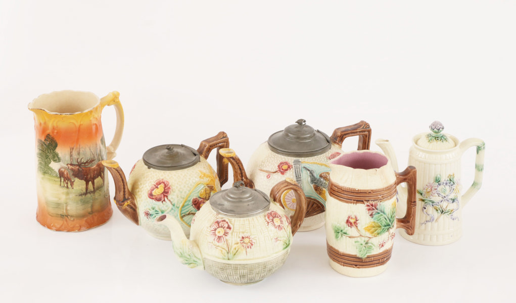 Keramik 6 delar, 18/1900-tal