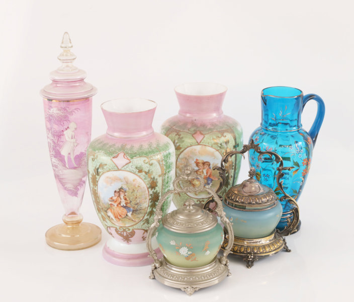 Glas 6 delar, omkring år 1900