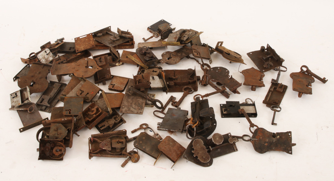 Parti lås, 17/1800-tal