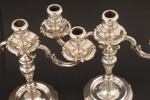 Kandelabrar ett par, silver, 1900-tal