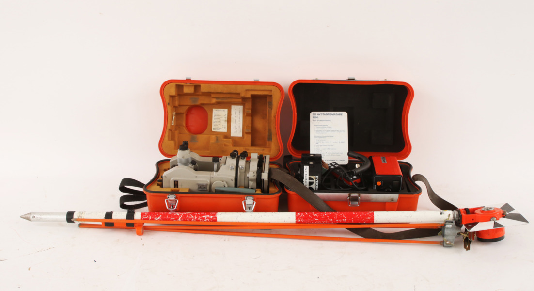 Avståndsmätare samt teodolit, Sokkisha, Japan