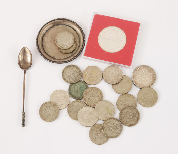 Parti silverföremål