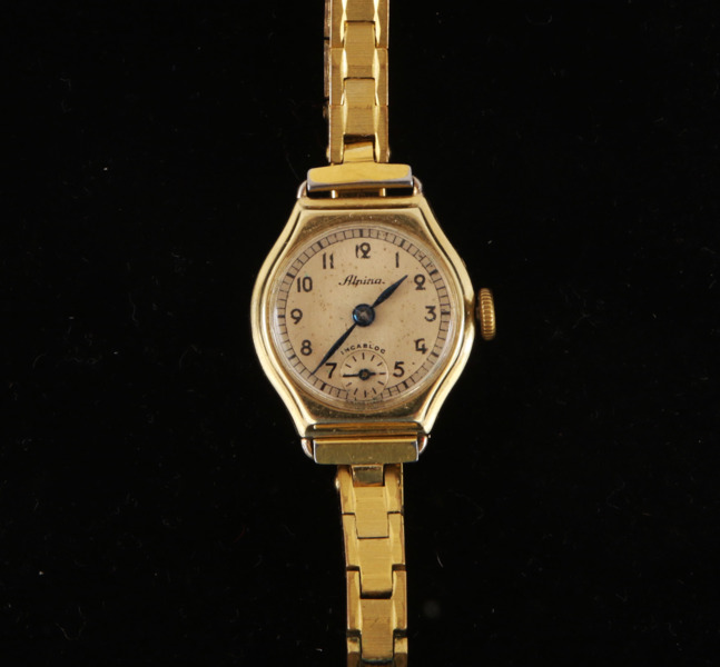 Damarmbandsur i 14k, Alpina