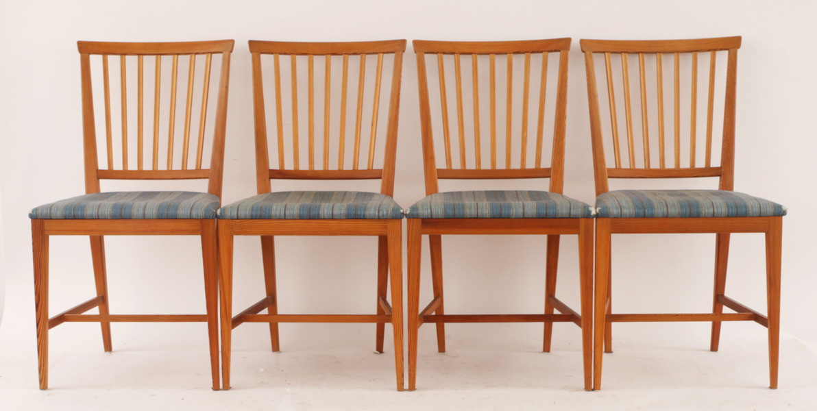 Stolar 4st, "Vardags", Carl Malmsten, 1900-talets andra hälft