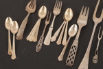 Silver 15 delar, bl.a. sterling