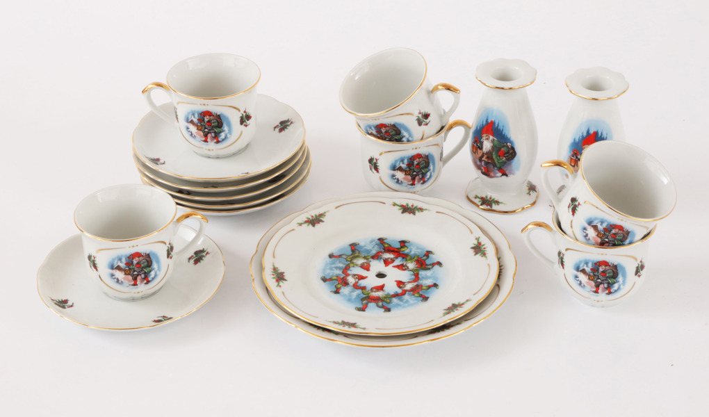 Kaffeservisdelar, Lars Carlson för Fyrklövern