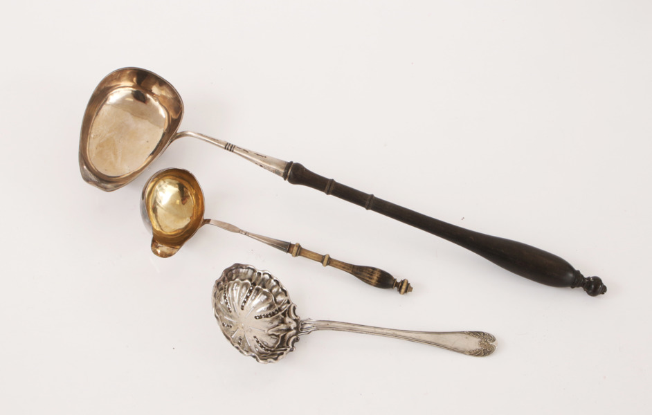 Serveringsbestick 3 delar, silver, 1800-tal