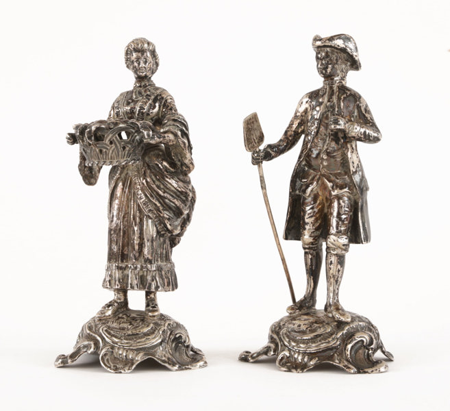 Figurer ett par, silver, 18/1900-tal