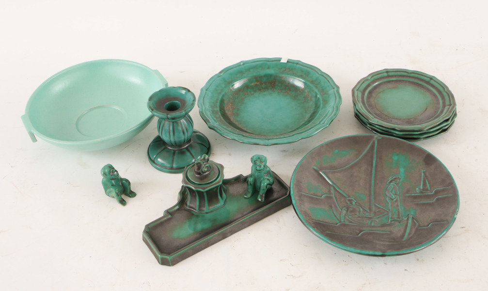 Keramik 11 delar, mestadels St.Erik