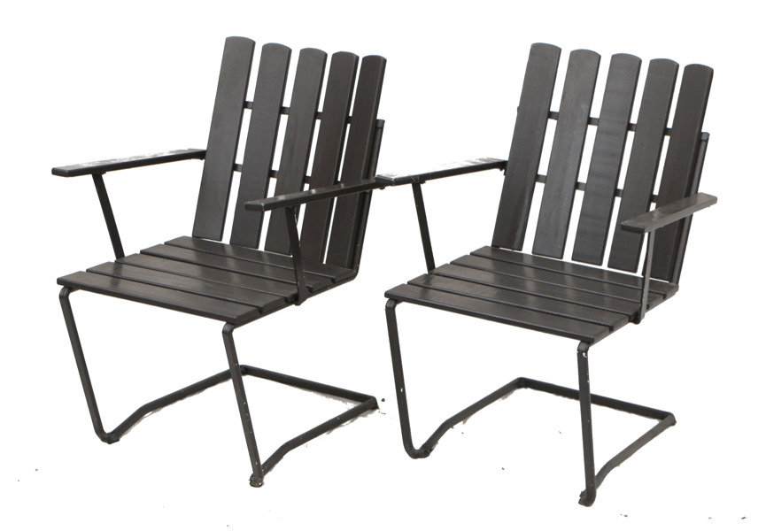 Karmstolar ett par, Grythyttan, 1900-tal