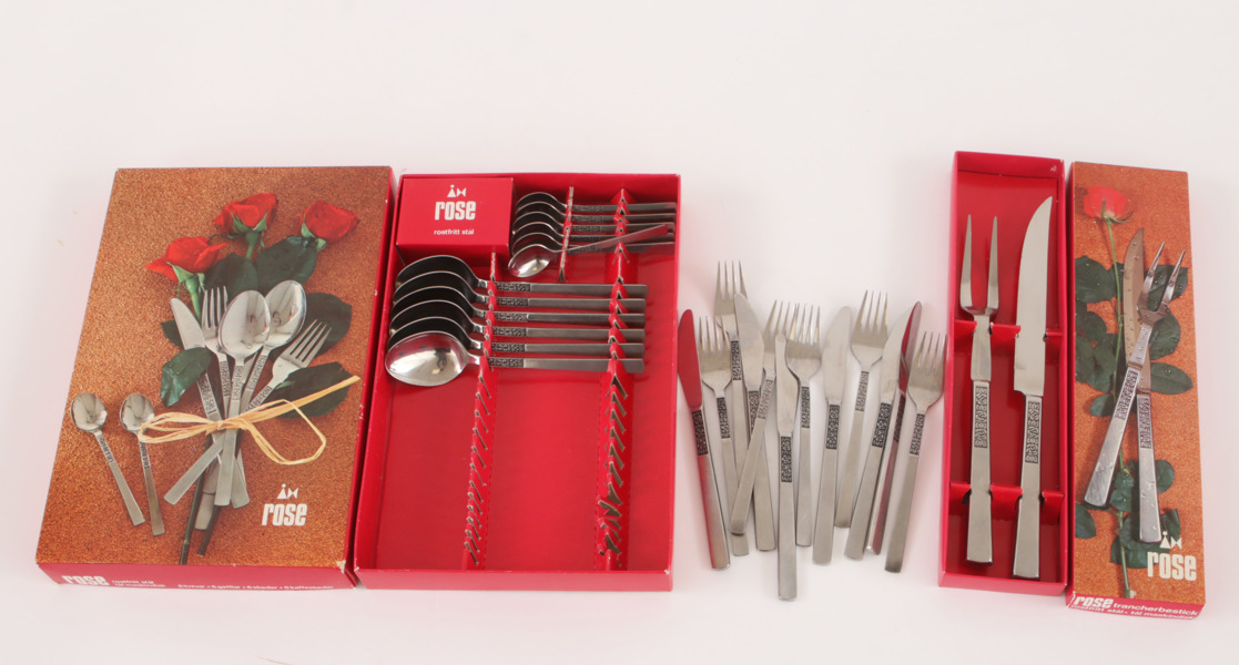 Bestickuppsättning, "Rose"