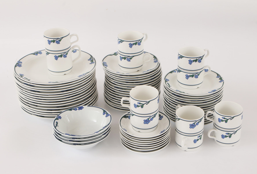 Mat- och kaffeservis, "Ingrid", Rörstrand