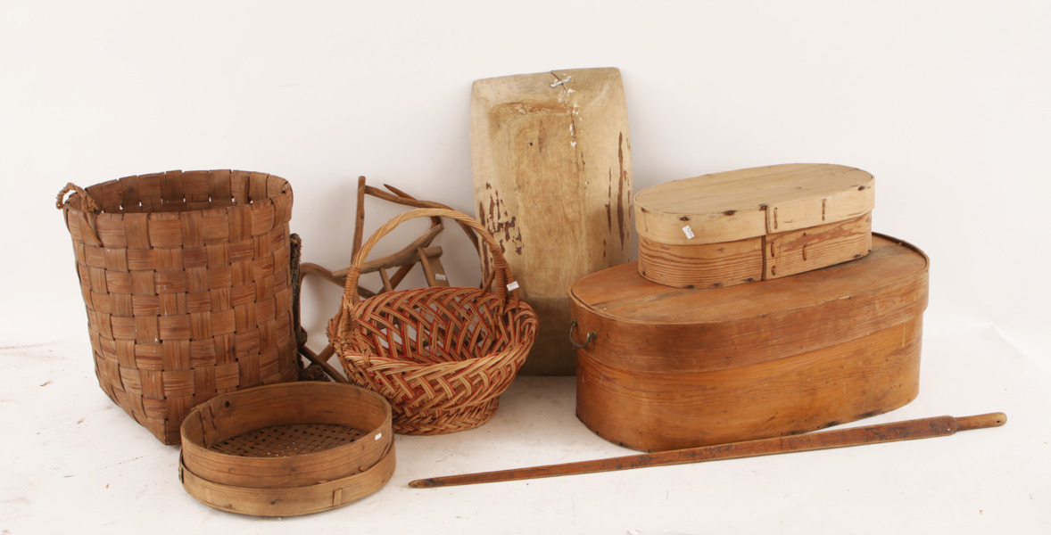 Parti allmogeföremål, 18/1900-tal