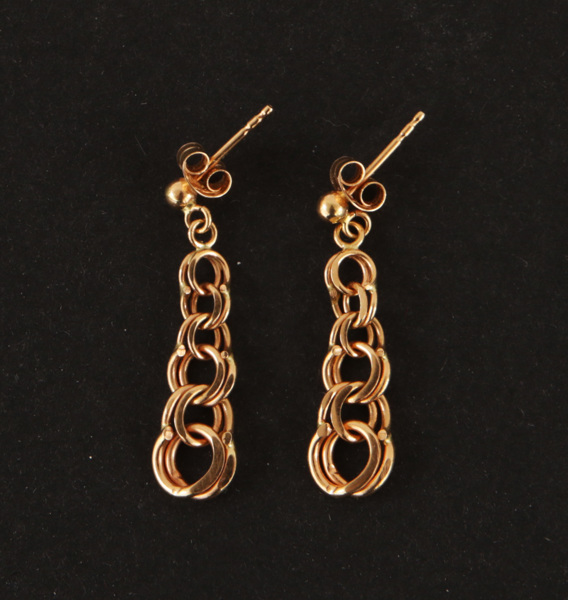 Örhängen ett par, 18k