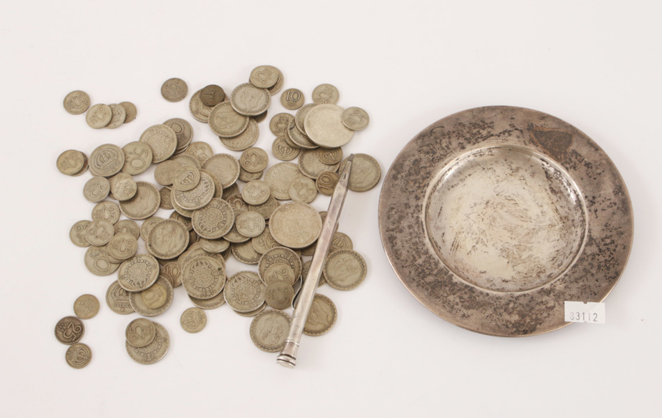 Parti silverföremål