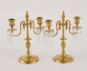 Kandelabrar ett par, omkring år 1900