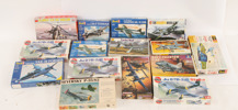 Byggsatser 15st, mestadels Revell, Airfix