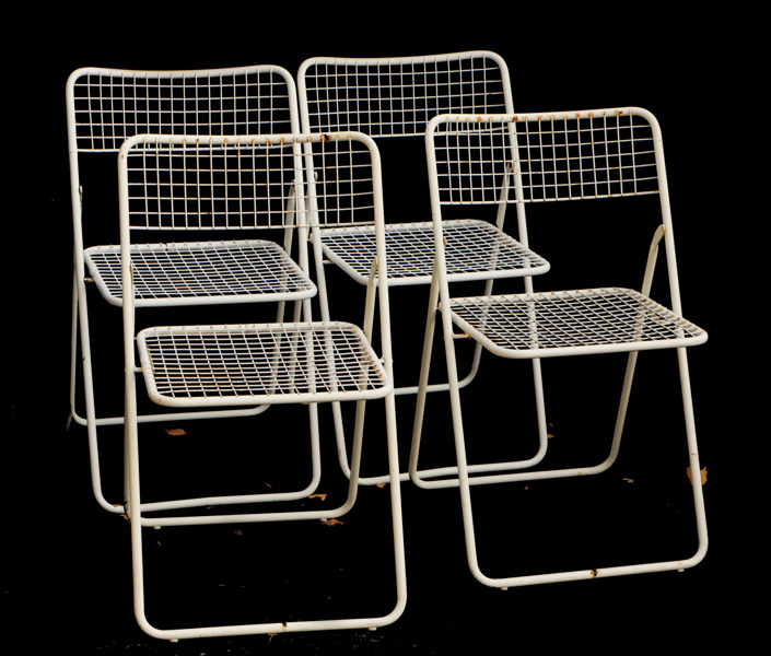 Fällstolar 4st, "Ted", Niels Gammelgaard för IKEA