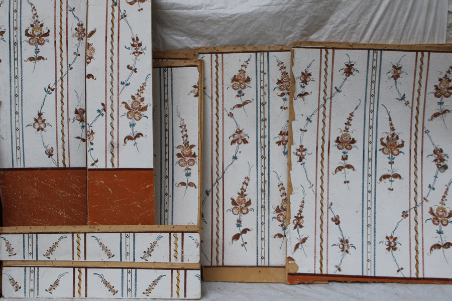 Väggfält i 15 delar