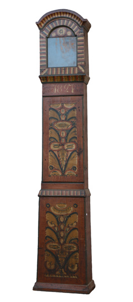 Golvursfodral, daterat 1827