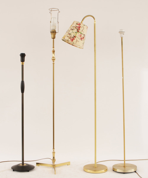 Golvlampor 4st, 1900-talets andra hälft