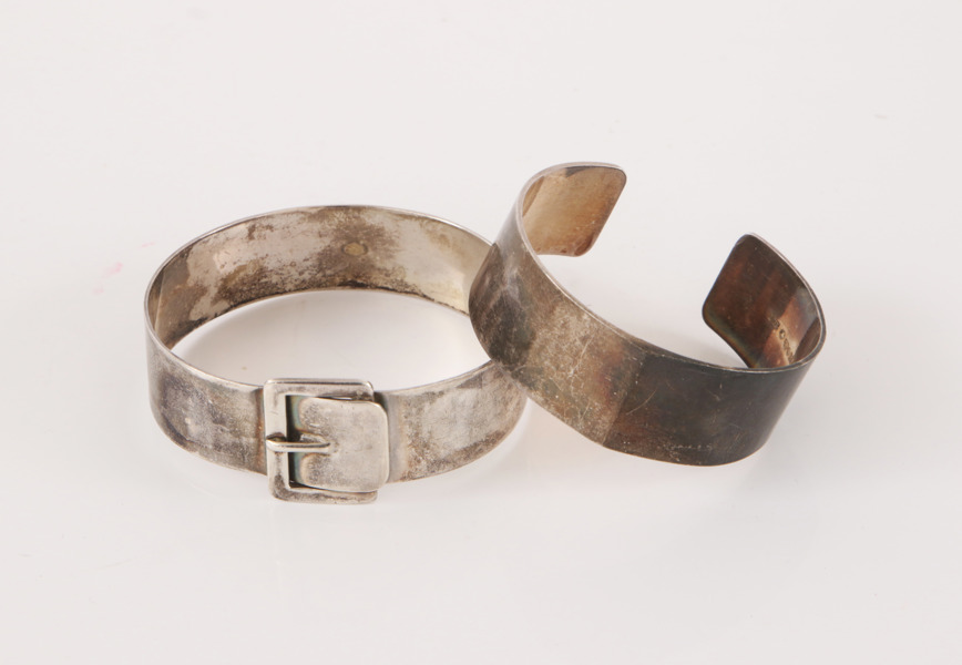 Armringar 2st, sterlingsilver