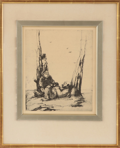 Axel Fridell för föreningen Grafisk Konst