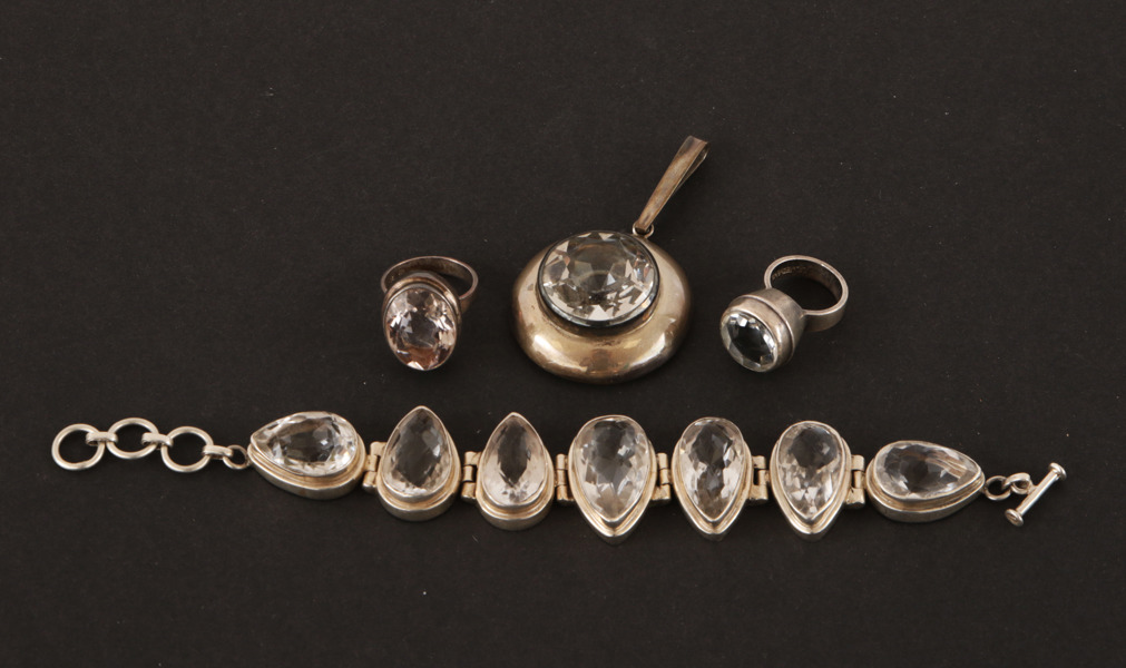 Silversmycken 4 delar