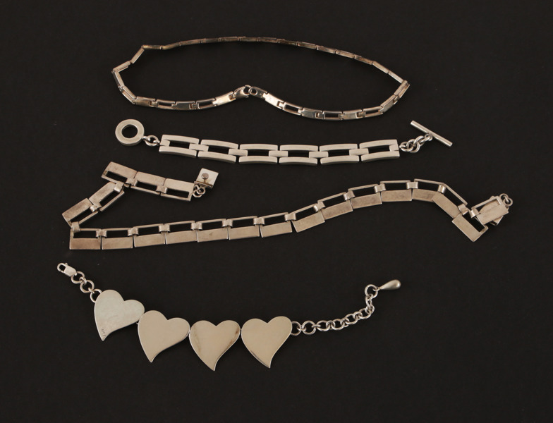 Smycken 4 delar, sterlingsilver