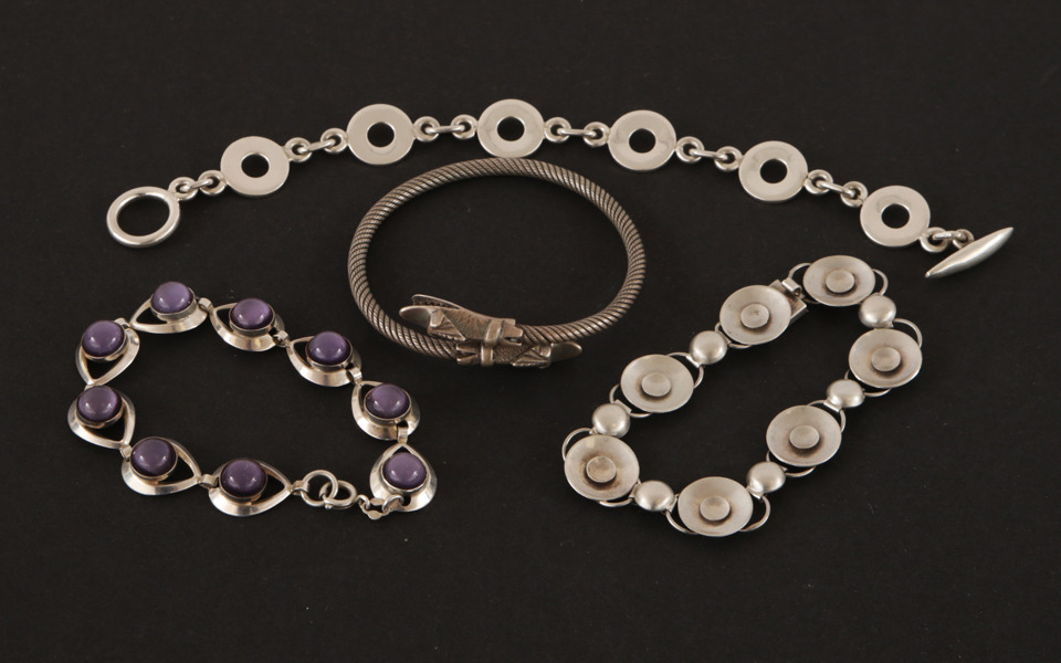 Smycken 4 delar, sterlingsilver