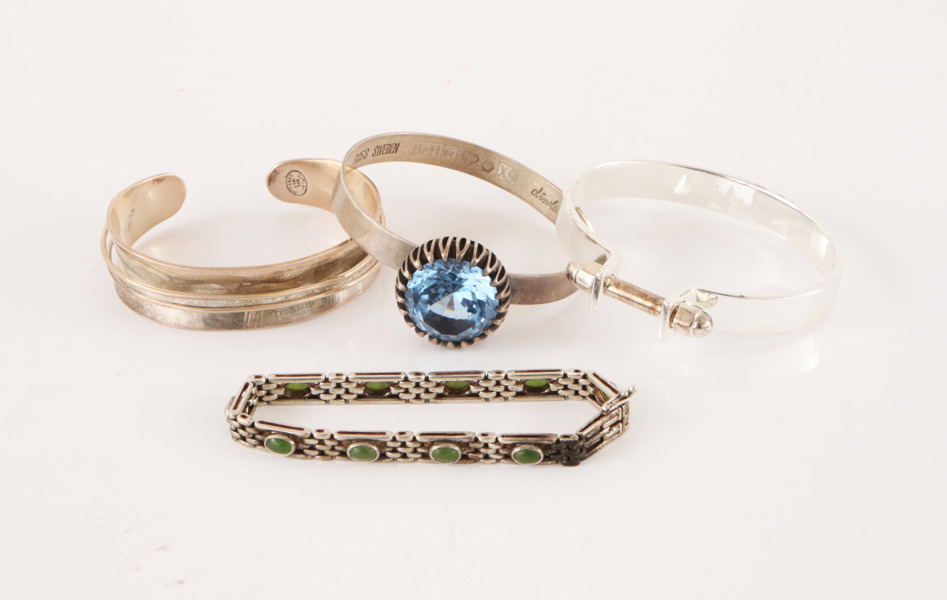 Smycken 4 delar, sterlingsilver