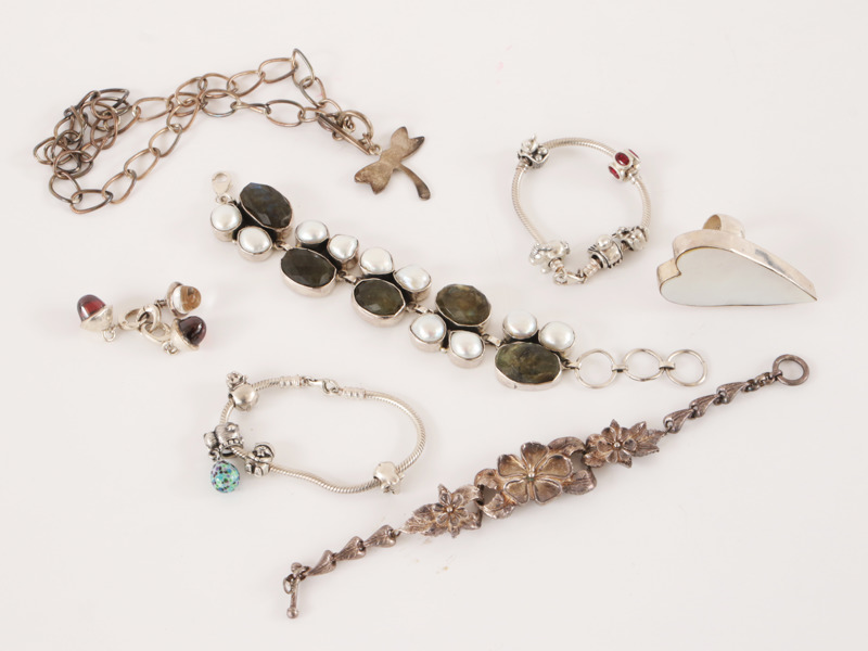 Silversmycken 7 delar, sterling