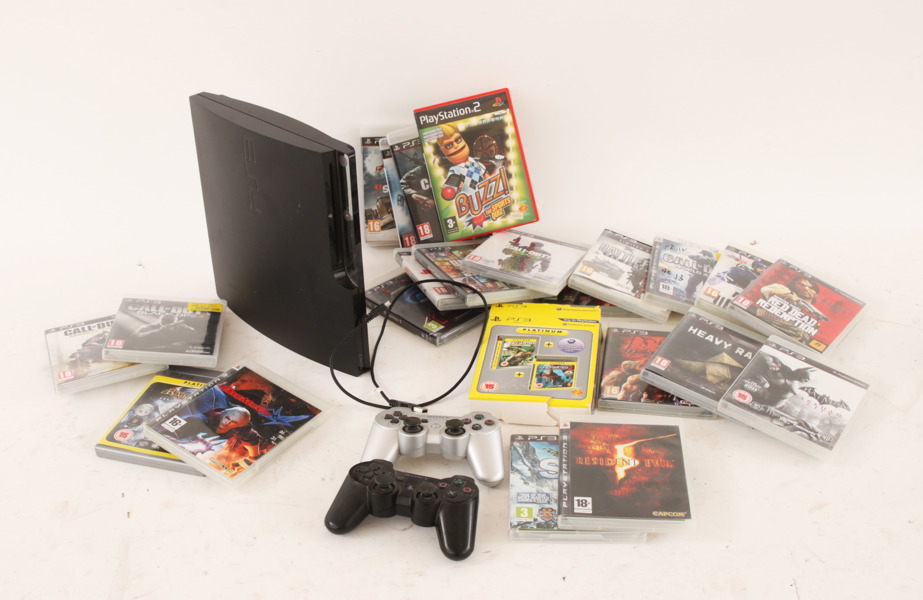 Playstation 3 med 24st spel