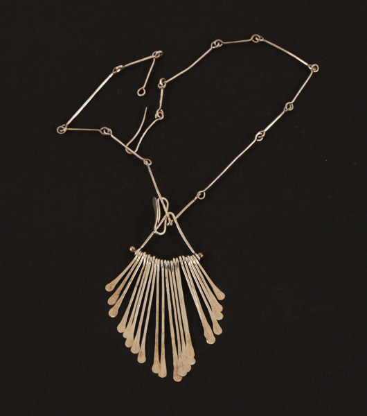 Halsband med hänge, sterlingsilver, Birgitta Sanitate, Tällberg