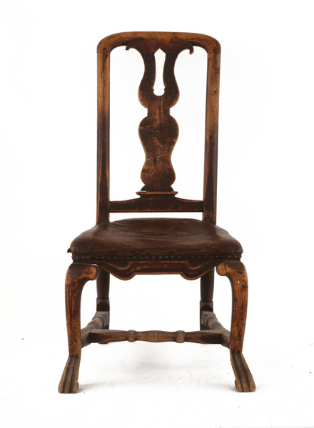 Stol, senbarock, 1700-tal