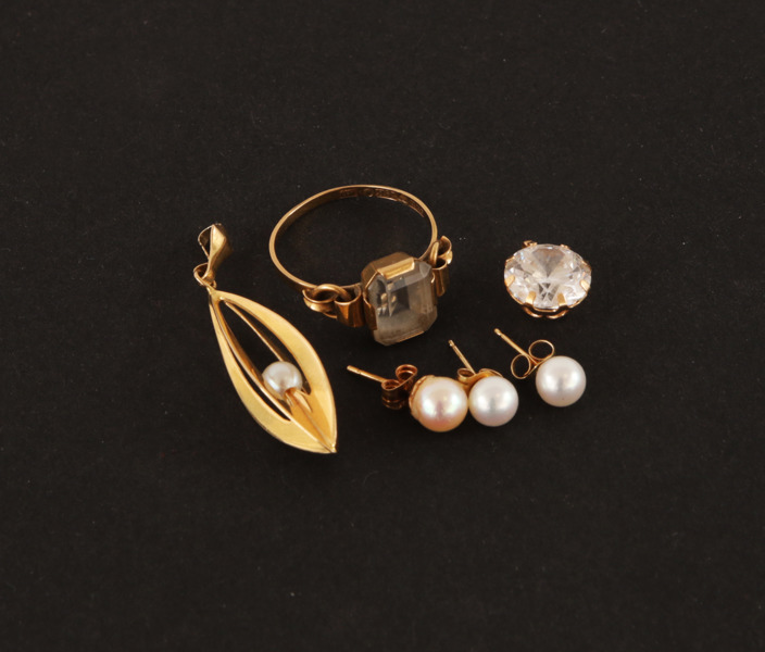 Smycken 6 delar, 18k